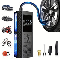 Portable Air Compressor - 150 PSI Cordless Tire Inflator - Digital Gauge