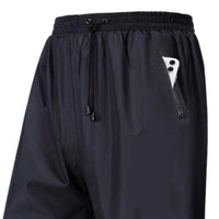 Men's Rain Pants - Waterproof & Breathable - Zippered Pockets