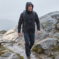 Men's Rain Jacket - Water-Repellent & Windproof - Hooded