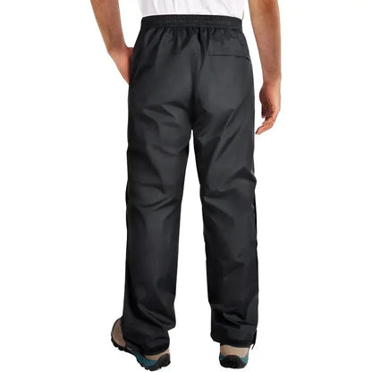 Men's Rain Pants - Waterproof & Mesh Lined - Easy Pull-On