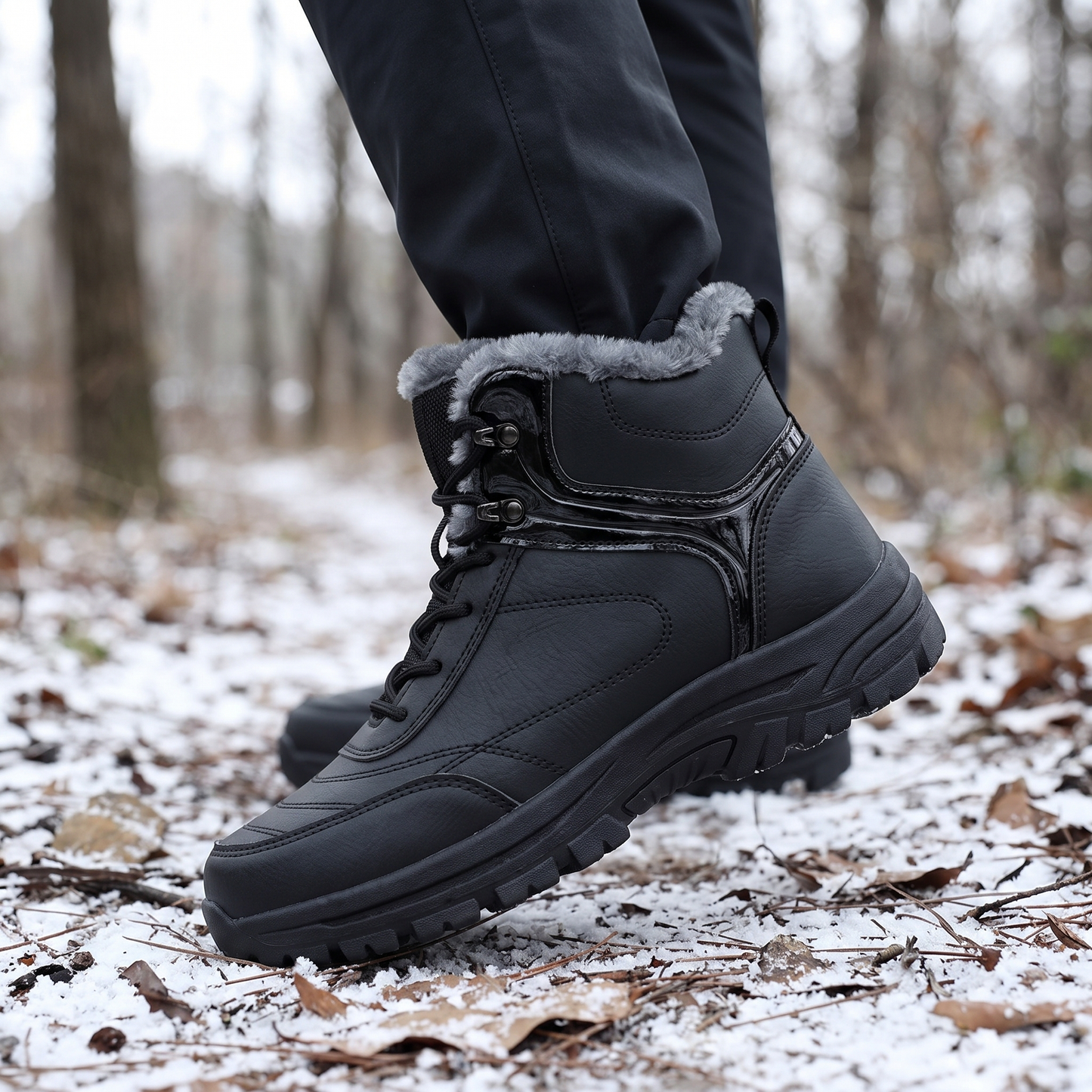 non slip snow boots