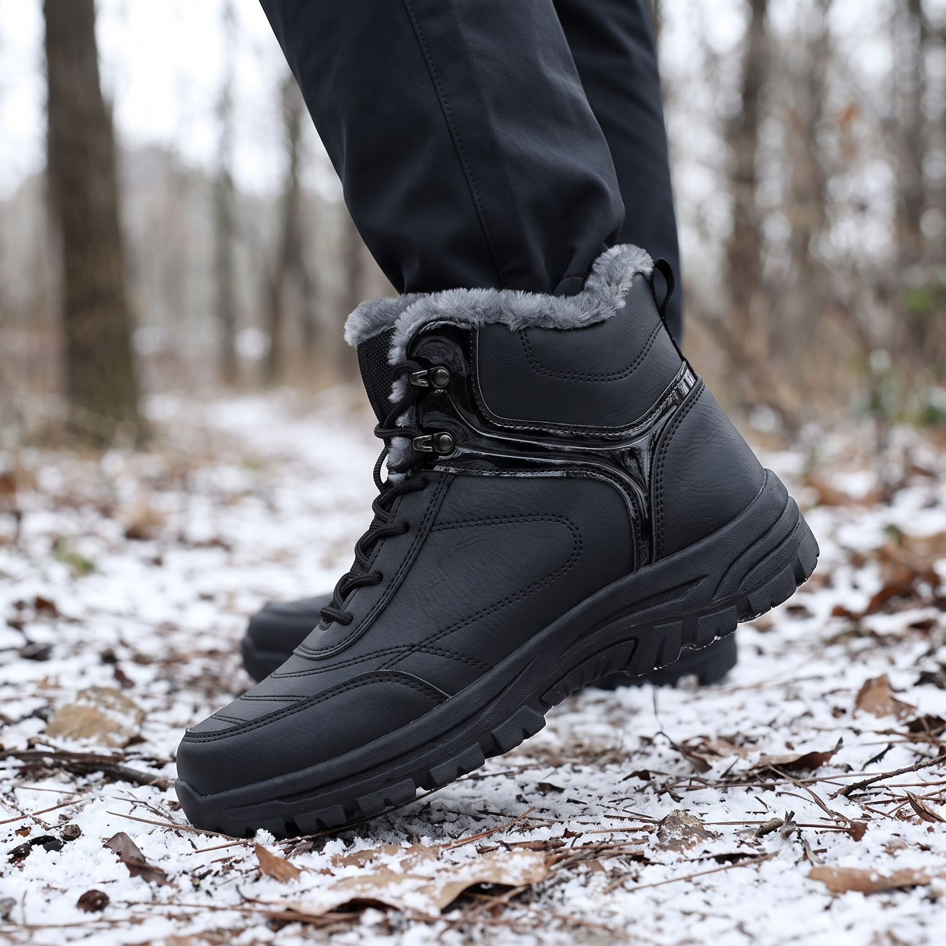 non slip snow boots