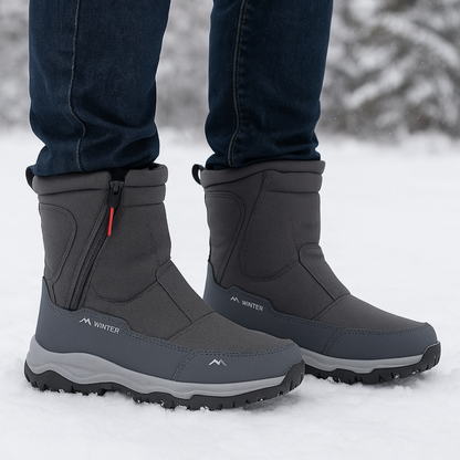 Winterstiefel Damen Wasserdicht & Gefüttert Oxford Gewebe
