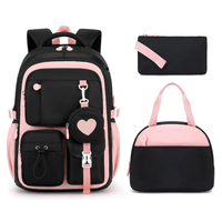 Girls Backpack Set - 3-in-1 with Lunch Bag - 15.6" Laptop