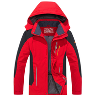 Men's Waterproof Rain Jacket - Windproof Shell - Removable Hood