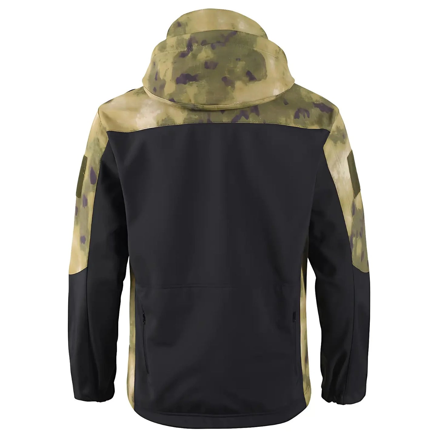 Men's Softshell Jacket - Fleece-Lined & Windproof - Tactical Multi-Pocket Design