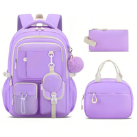 Girls Backpack Set - 3-in-1 with Lunch Bag - 15.6" Laptop