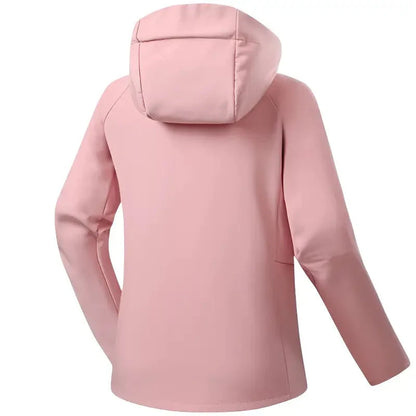 Women's Softshell Jacket - Water-Resistant & Hooded - Fleece Lined
