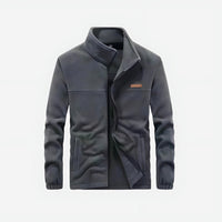 Men's Fleece Jacket - Stand Collar - Full Zip
