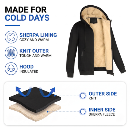 sherpa fleece jacket