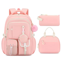 Girls Backpack Set - 3-in-1 with Lunch Bag - 15.6" Laptop