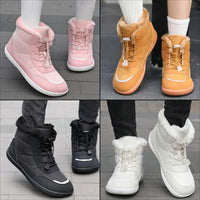 Winter Barefoot Shoes - Fleece Lined High-Top - Waterproof & Non-Slip