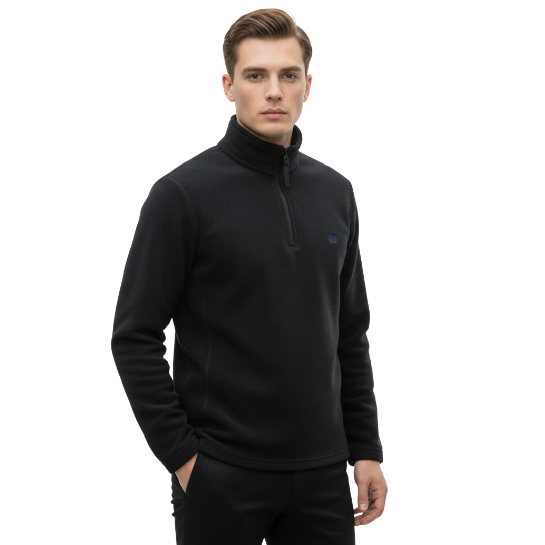 half zip fleece pullover men