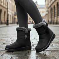 Women's Winter Boots - Waterproof & Warm Lined - Non-Slip