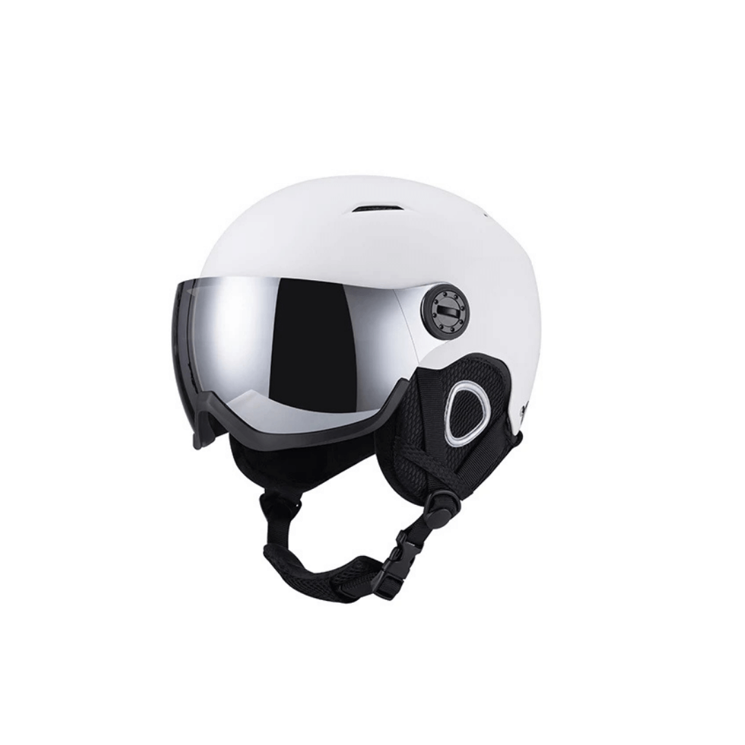 Ski Helmet with Visor - Anti-Fog Shield & ABS Shell - Adjustable Fit