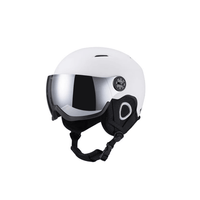 Ski Helmet with Visor - Anti-Fog Shield & ABS Shell - Adjustable Fit