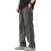 Rain Pants - Full-Length Side Zippers - Water-Repellent & Windproof