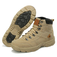 Men's Hiking Boots - Water-Resistant & Ankle Support - Non-Slip Tread
