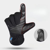 Ski Gloves - Waterproof - Leather Palm