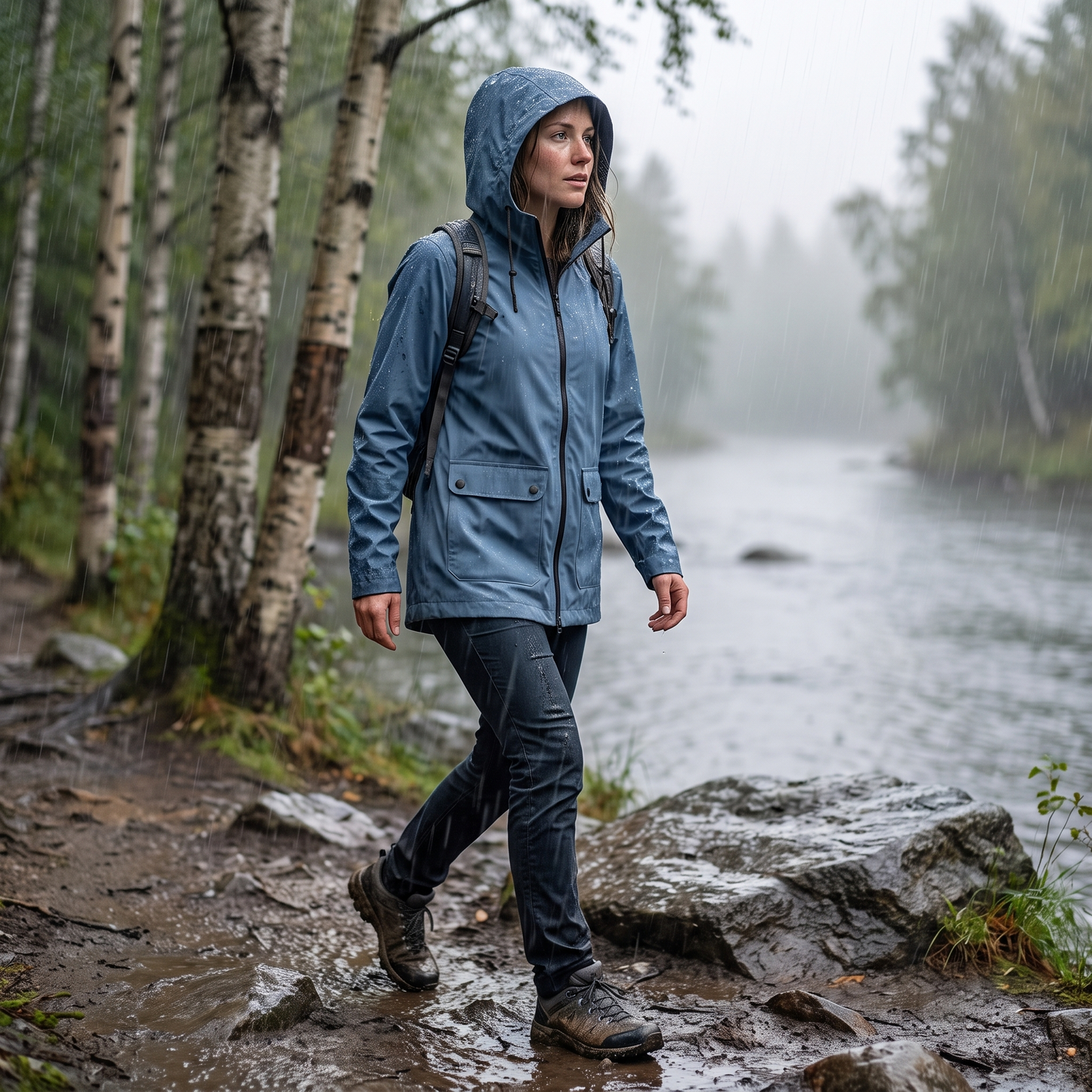 Regenjacke Damen Kurz - Lifestyle im Regen