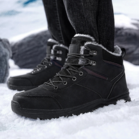 Men's Winter Boots - Waterproof & Warm Lined - Non-Slip Grip