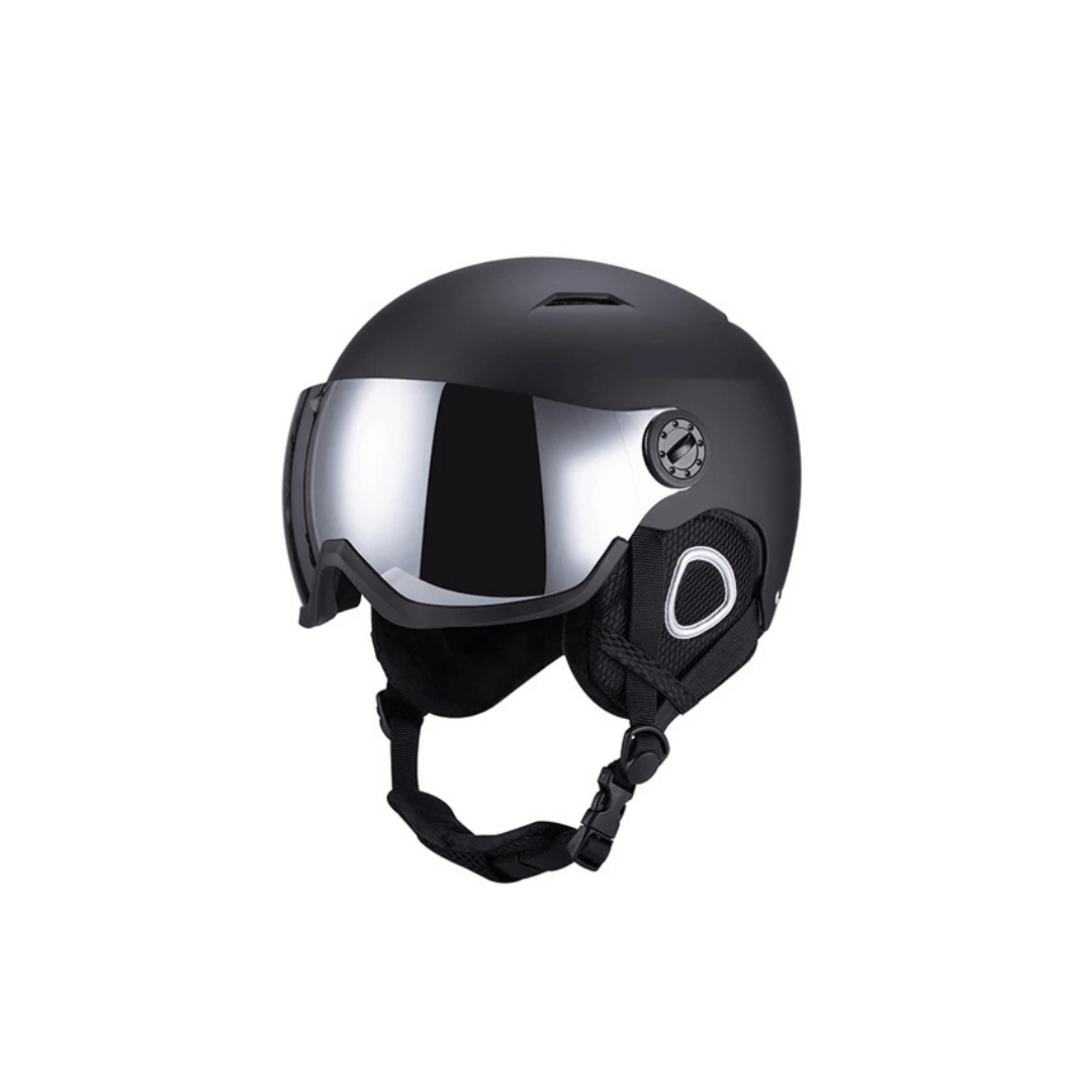 Ski Helmet with Visor - Anti-Fog Shield & ABS Shell - Adjustable Fit