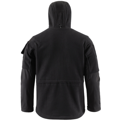 Men's Fleece Jacket - Hooded Tactical Softshell - Camo & Solid Colors