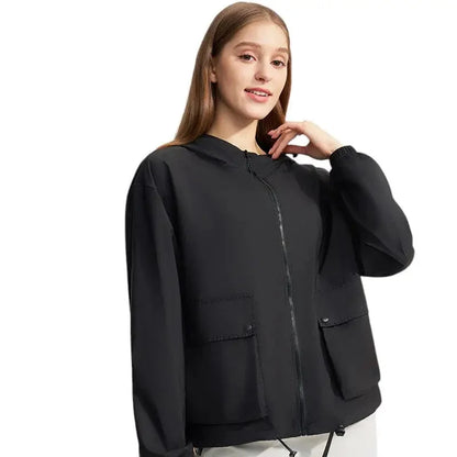 Women's UV Protection Jacket - Ultra-Lightweight & Packable - Water-Resistant