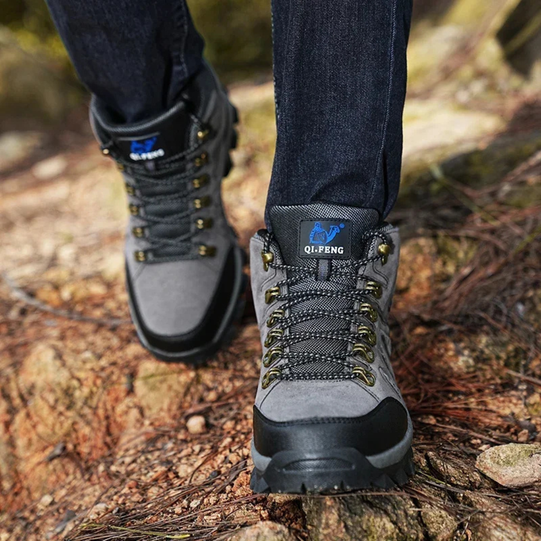 Men's Hiking Boots - Orthopedic Support - Water-Resistant & Non-Slip
