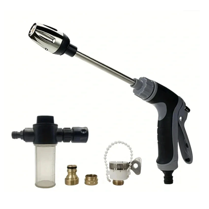 High-Pressure Garden Hose Nozzle – Powerful Pressure Cleaning