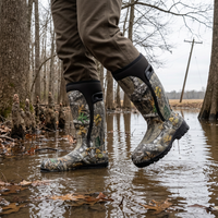 Hunting Boots - Waterproof 6mm Neoprene Rubber - Insulated Camo