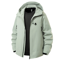 Men's Rain Jacket - Waterproof 5,000mm, Windproof Hood