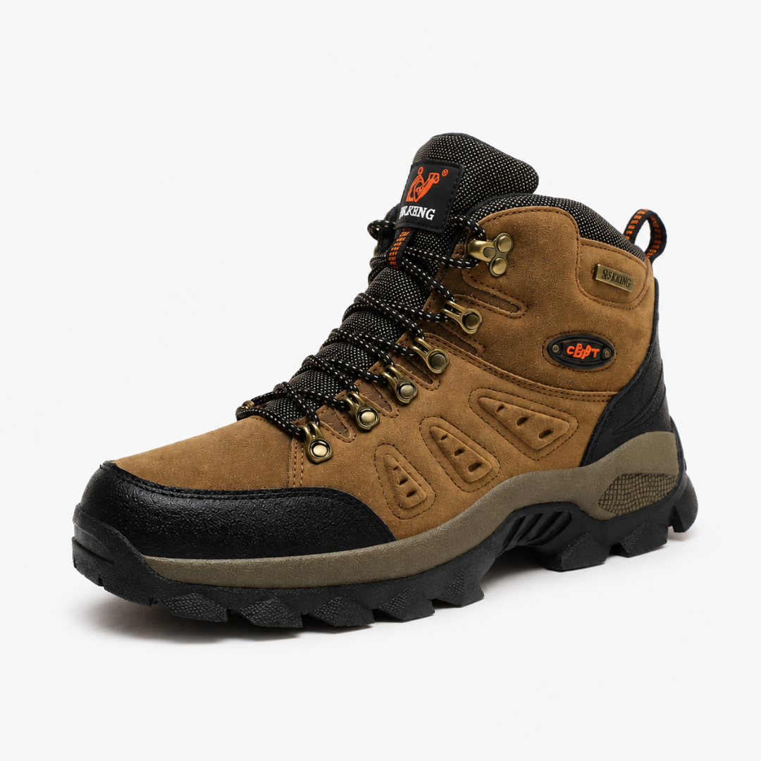 Men's Hiking Boots - Orthopedic Support - Water-Resistant & Non-Slip