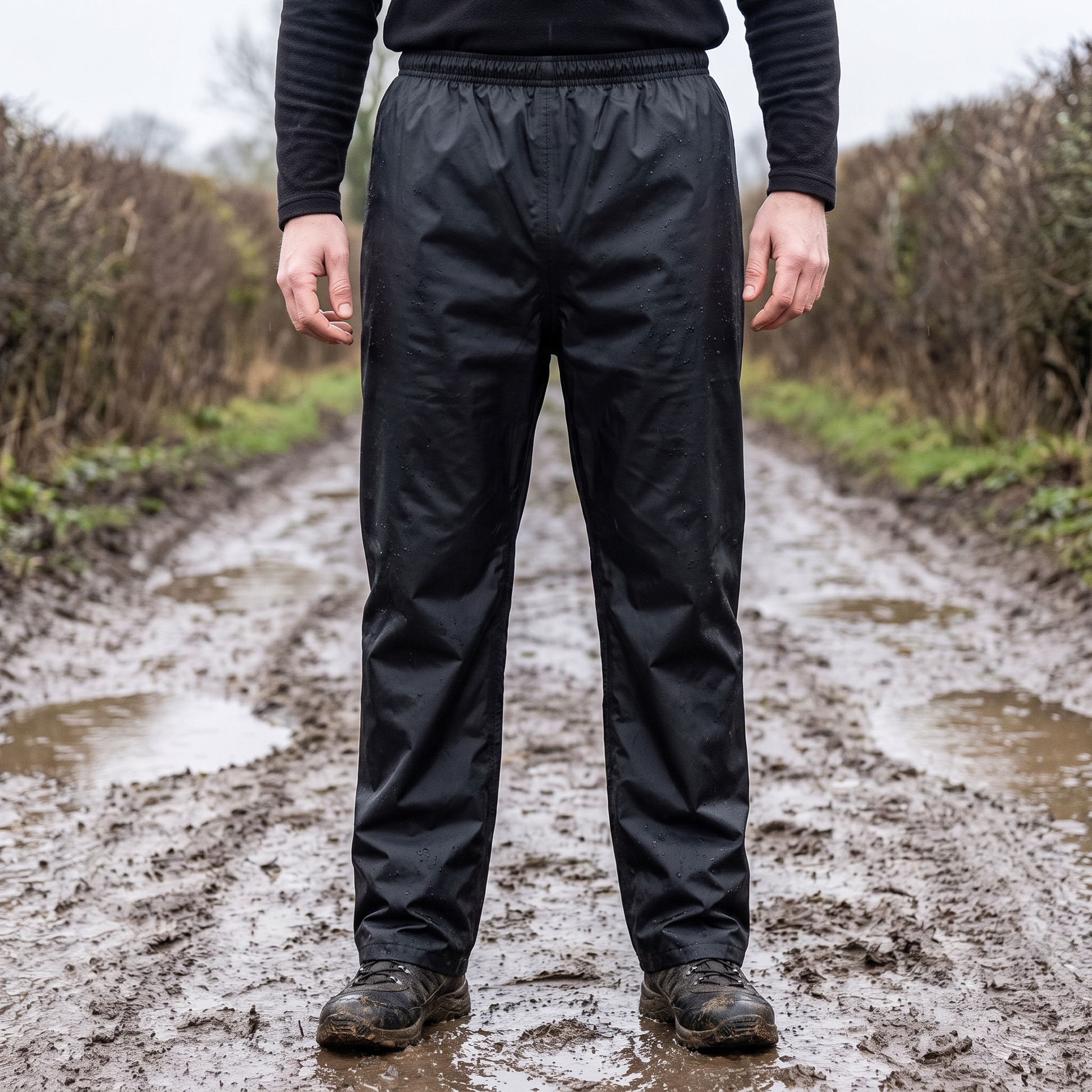 Regenhose wasserdicht - Outdoor & Wandern - mit Netzfutter