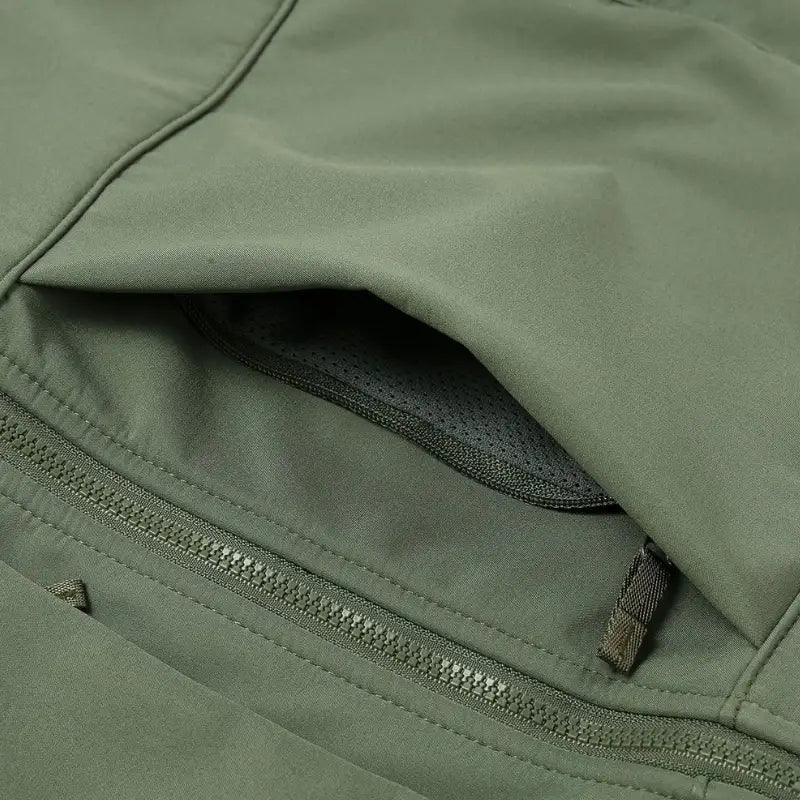 Softshelljacke Herren mit Fleecefutter wasserabweisend