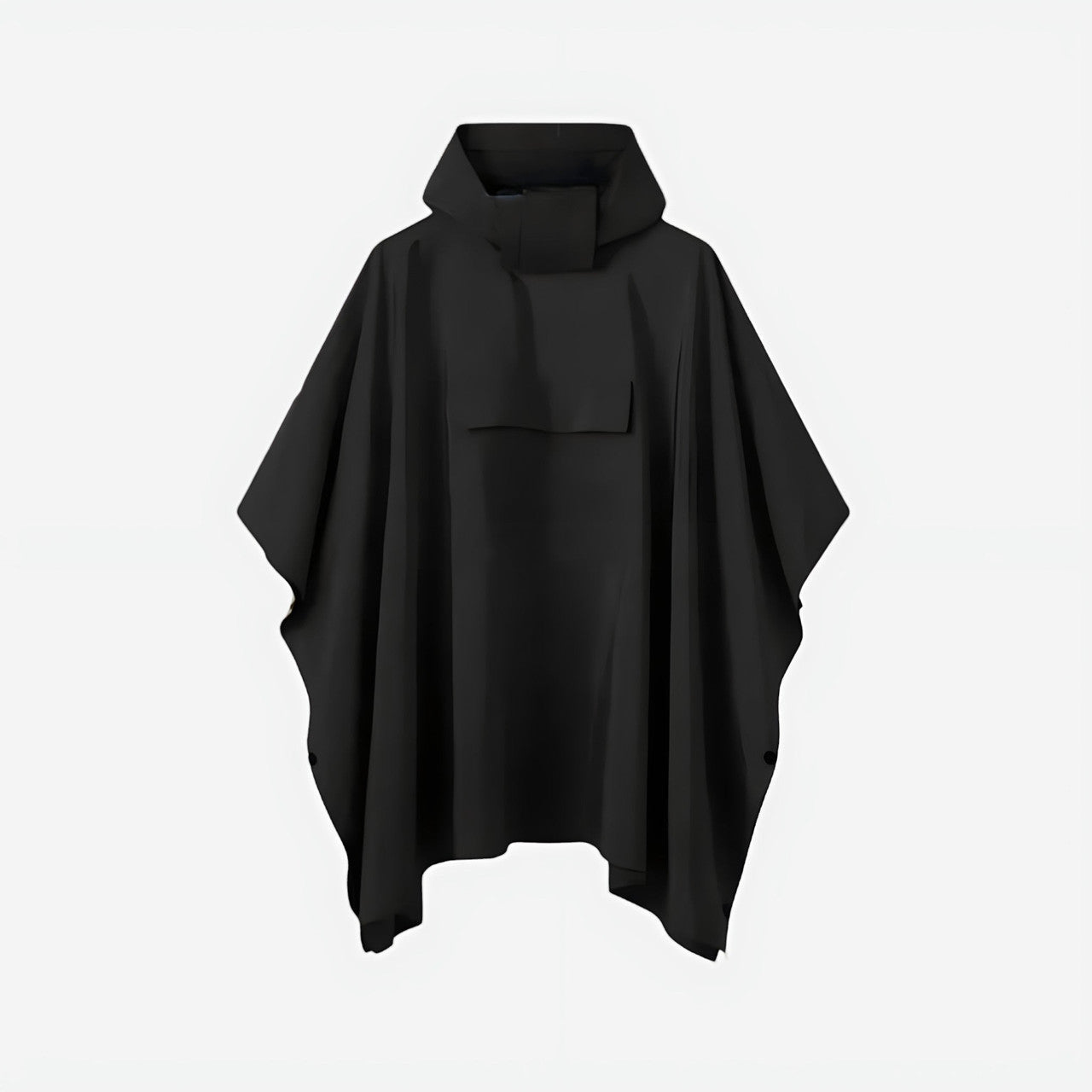 Rain Poncho - Hooded & Covers Your Backpack - Big Storm Pocket