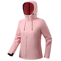 Women's Softshell Jacket - Water-Resistant & Hooded - Fleece Lined