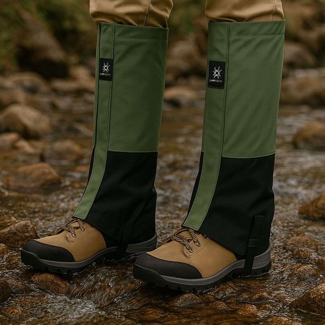 Snow Gaiters - Waterproof & Tall 16-Inch Shaft - Adjustable Fit