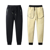 Fleece-Lined Joggers Men - Windproof - Zip Pockets