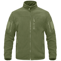 Men's Fleece Jacket - Windproof & Warm - Tactical Full Zip