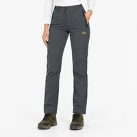 Winter Pants for Women - Water-Repellent Softshell - Fleece Lined