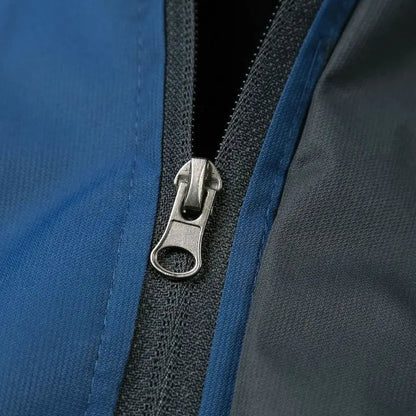 Men's Rain Jacket - Water-Repellent & Windproof - Detachable Hood