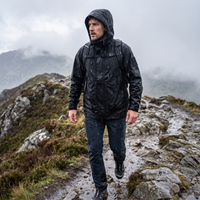 Waterproof Rain Jacket - Unisex Windbreaker with Hood