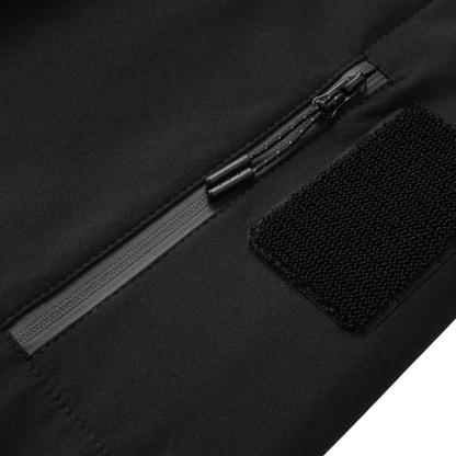 Men's Softshell Jacket - Removable Hood - Fleece Lined
