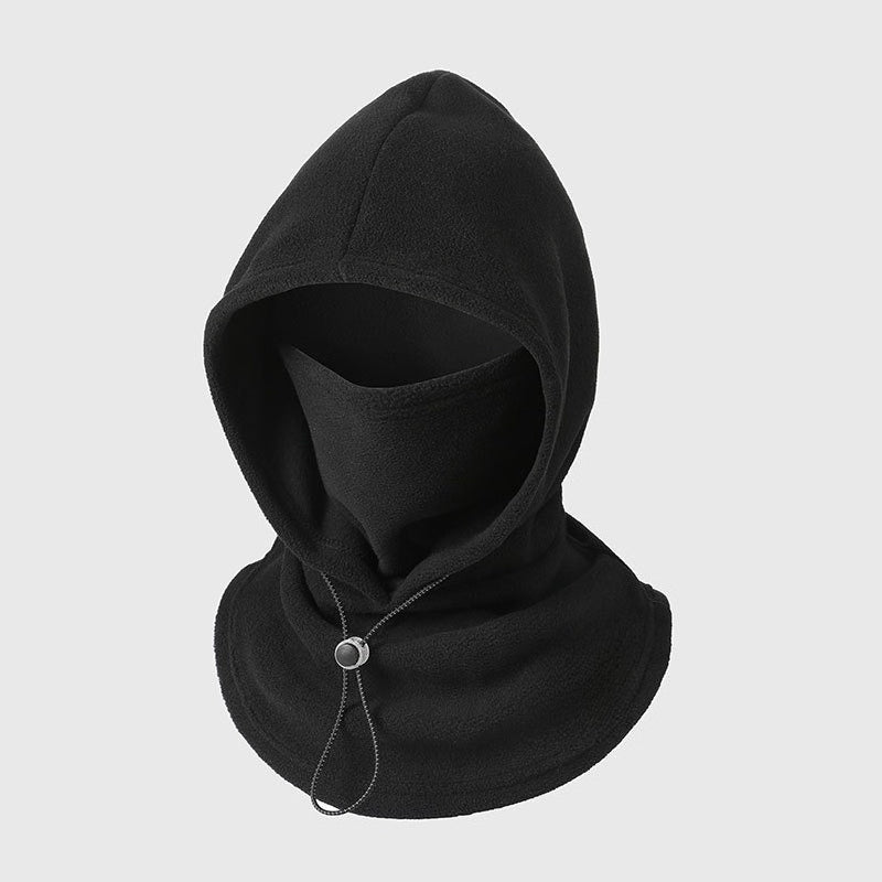 Fleece Balaclava Hood - 3-in-1 Face Cover & Neck Warmer - Plush Lined