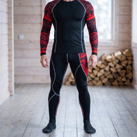 Base Layer for Men - Thermal Underwear Set - Long Sleeve Shirt & Pants