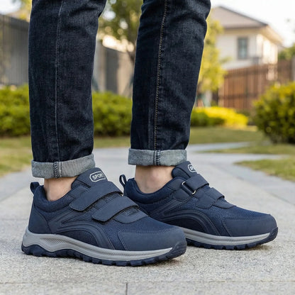 Orthopedic Shoes for Men - Wide Toe Box - Adjustable Velcro Straps