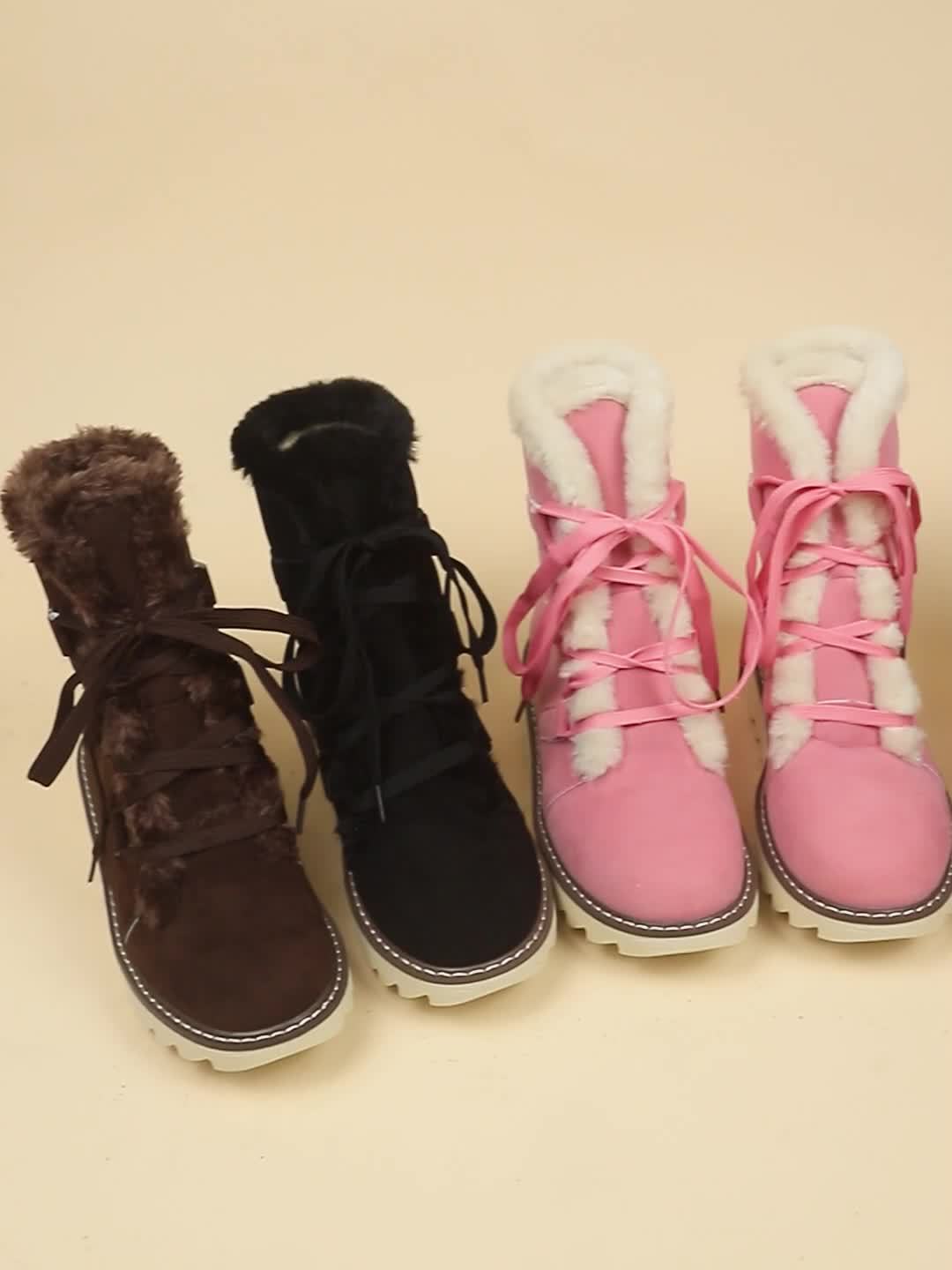 platform winter boots women