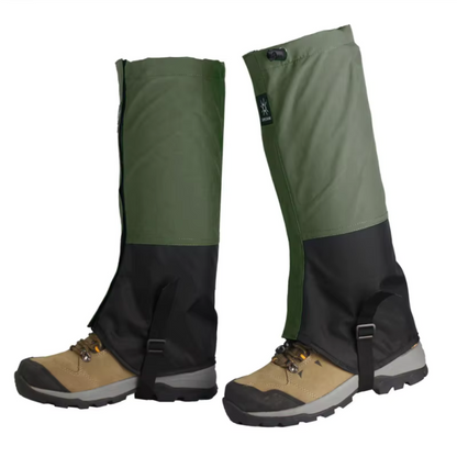 Snow Gaiters - Waterproof & Tall 16-Inch Shaft - Adjustable Fit