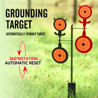 Shooting Target - Self-Resetting 360° Spinner - Slingshot & Air Gun